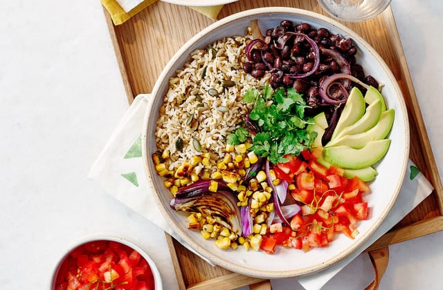 L Huasteca Rice Bowl.