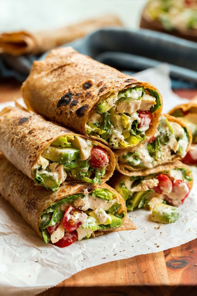 Fajita Chicken Wrap.