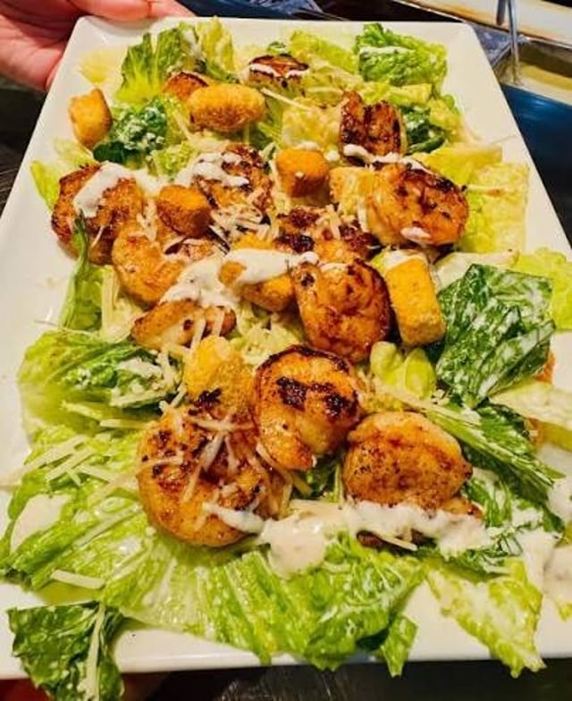 Tijuana Caesar Salad Shrimp.