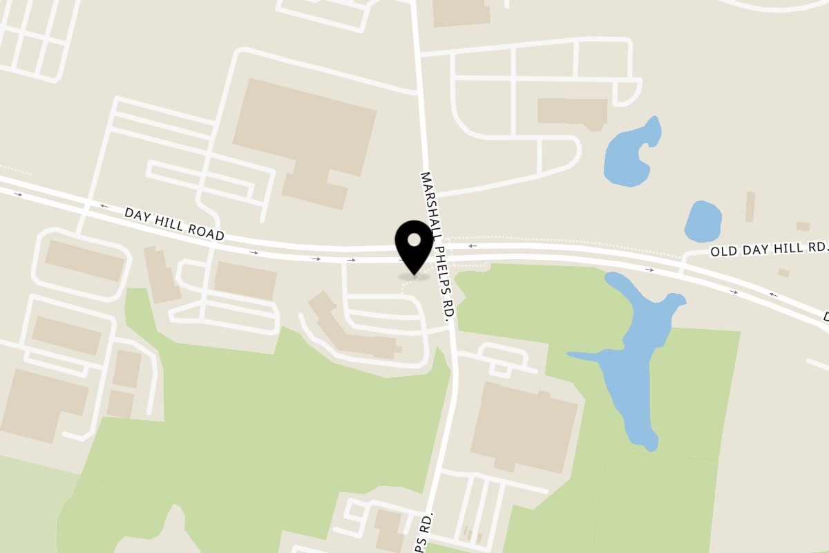 Map showing the location of Huasteca on 555 Day Hill Rd in Windsor